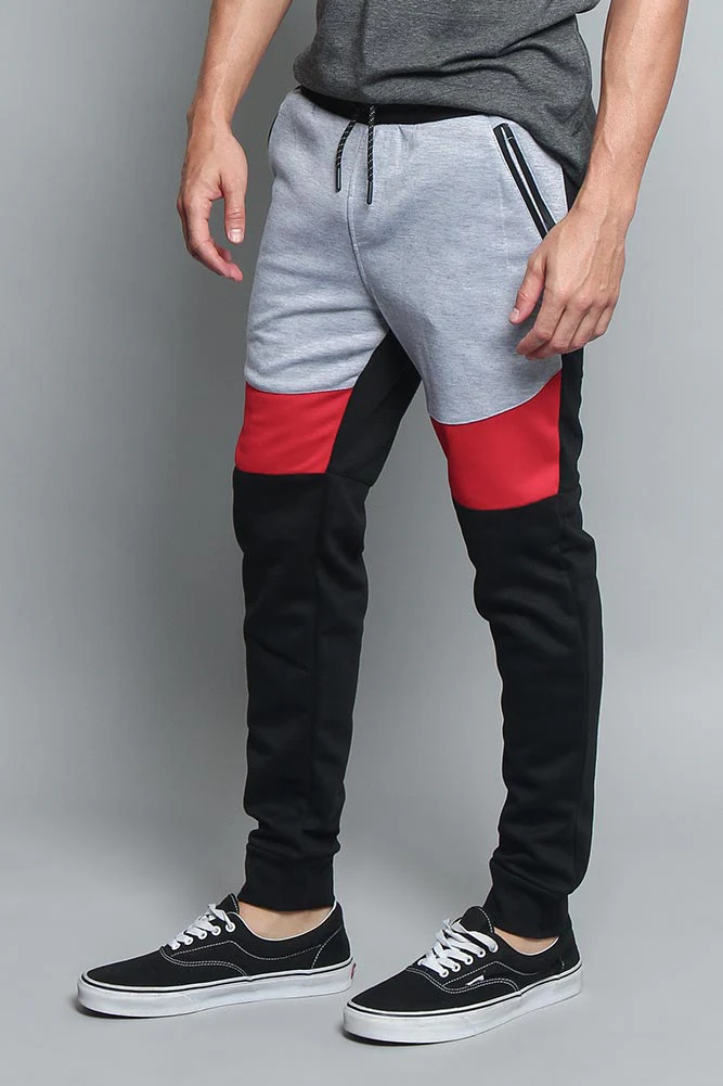 Tri Color Blocked Sweat Pants - Image 7