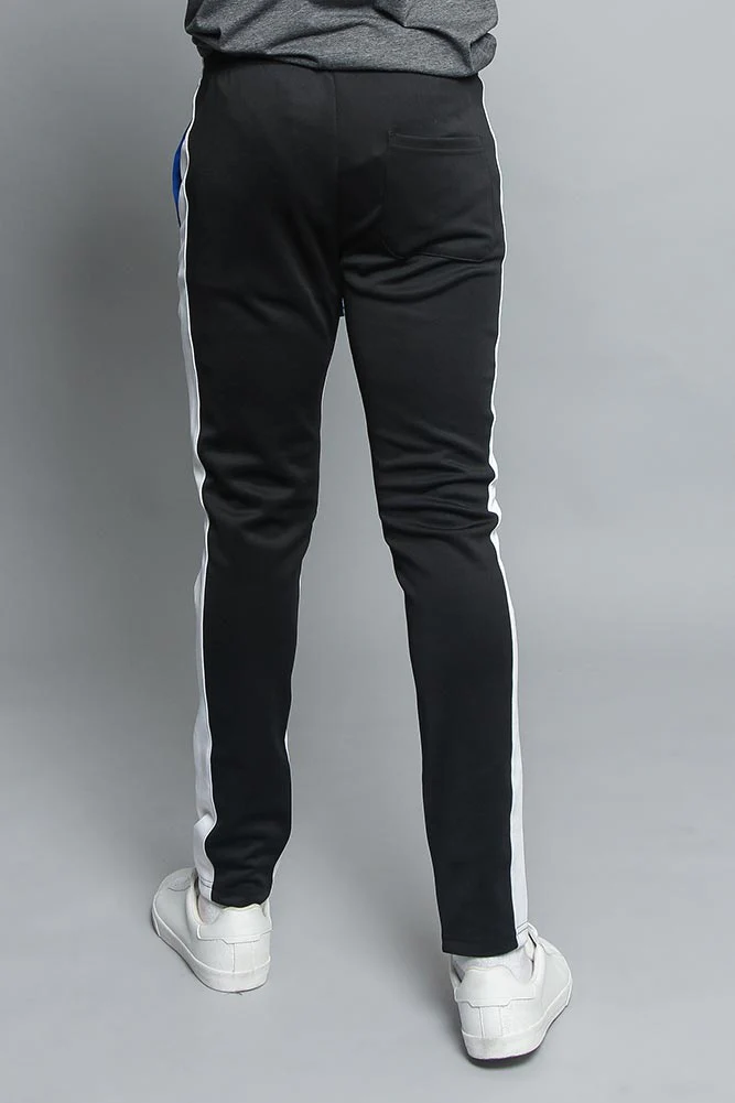 Tri Colored Color Blocked Track Pants - Image 13