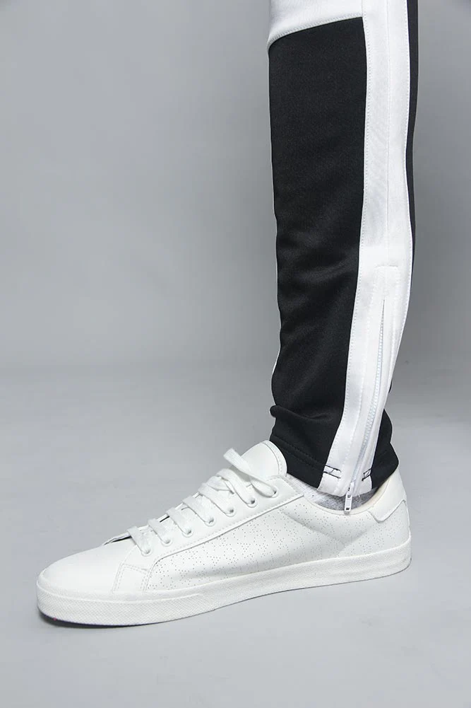 Tri Colored Color Blocked Track Pants - Image 22