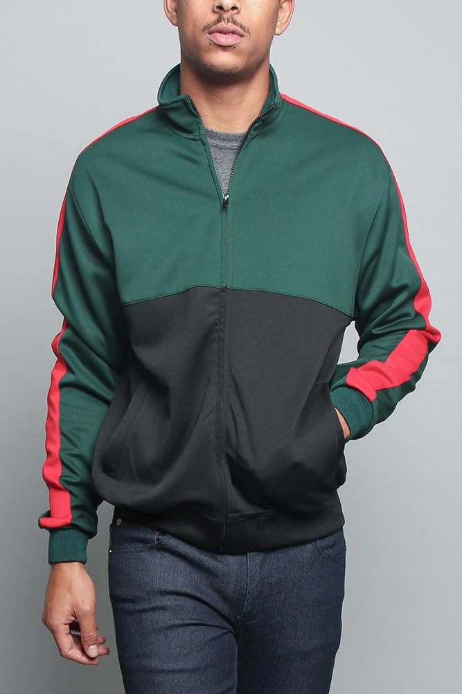 Tri-Colored Track Jacket - Image 11