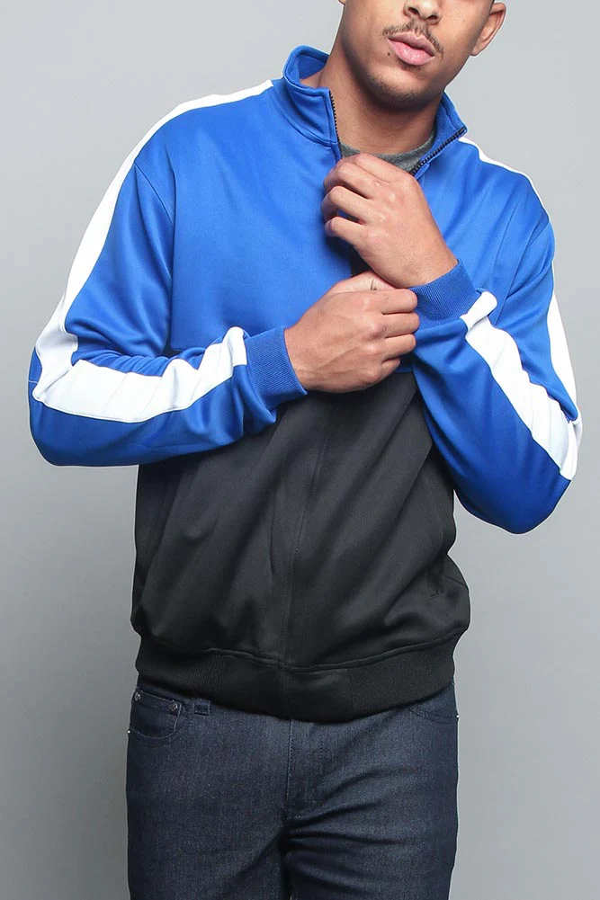 Tri-Colored Track Jacket - Image 25