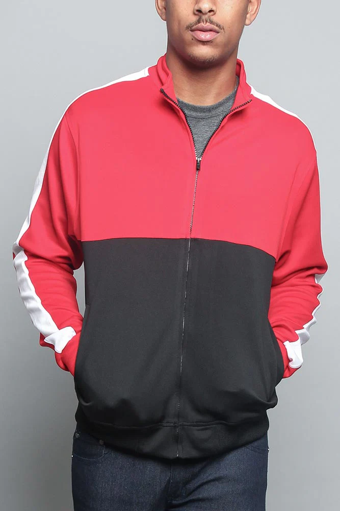 Tri-Colored Track Jacket - Image 26