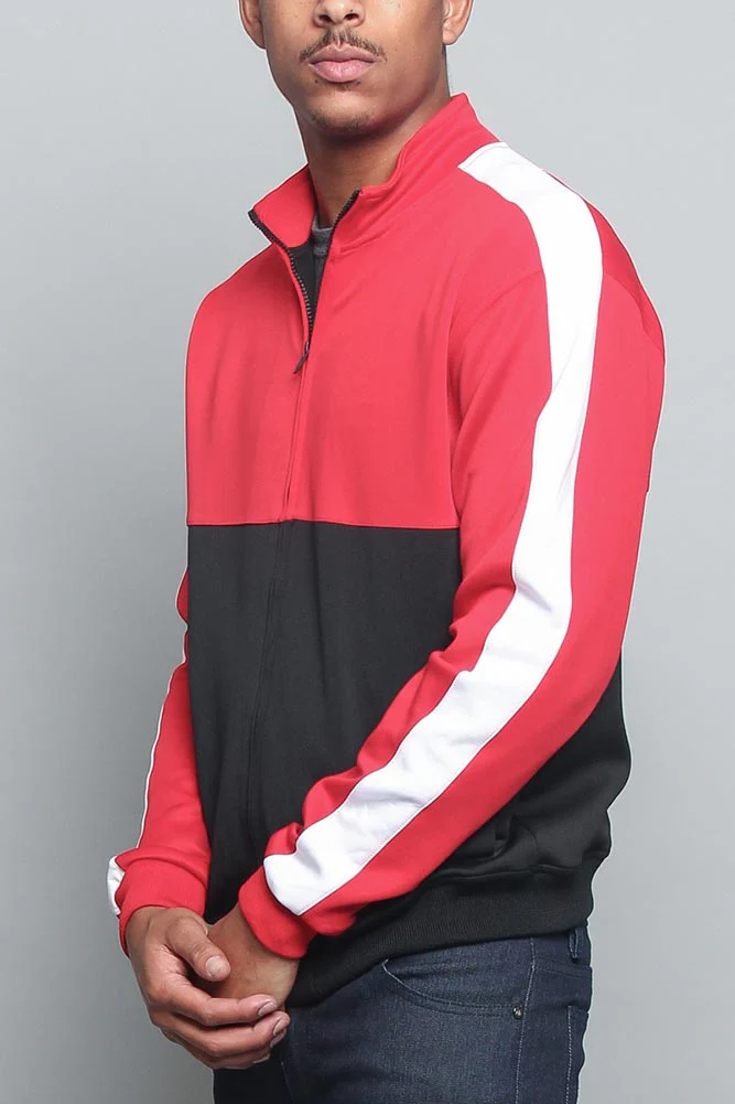 Tri-Colored Track Jacket - Image 27
