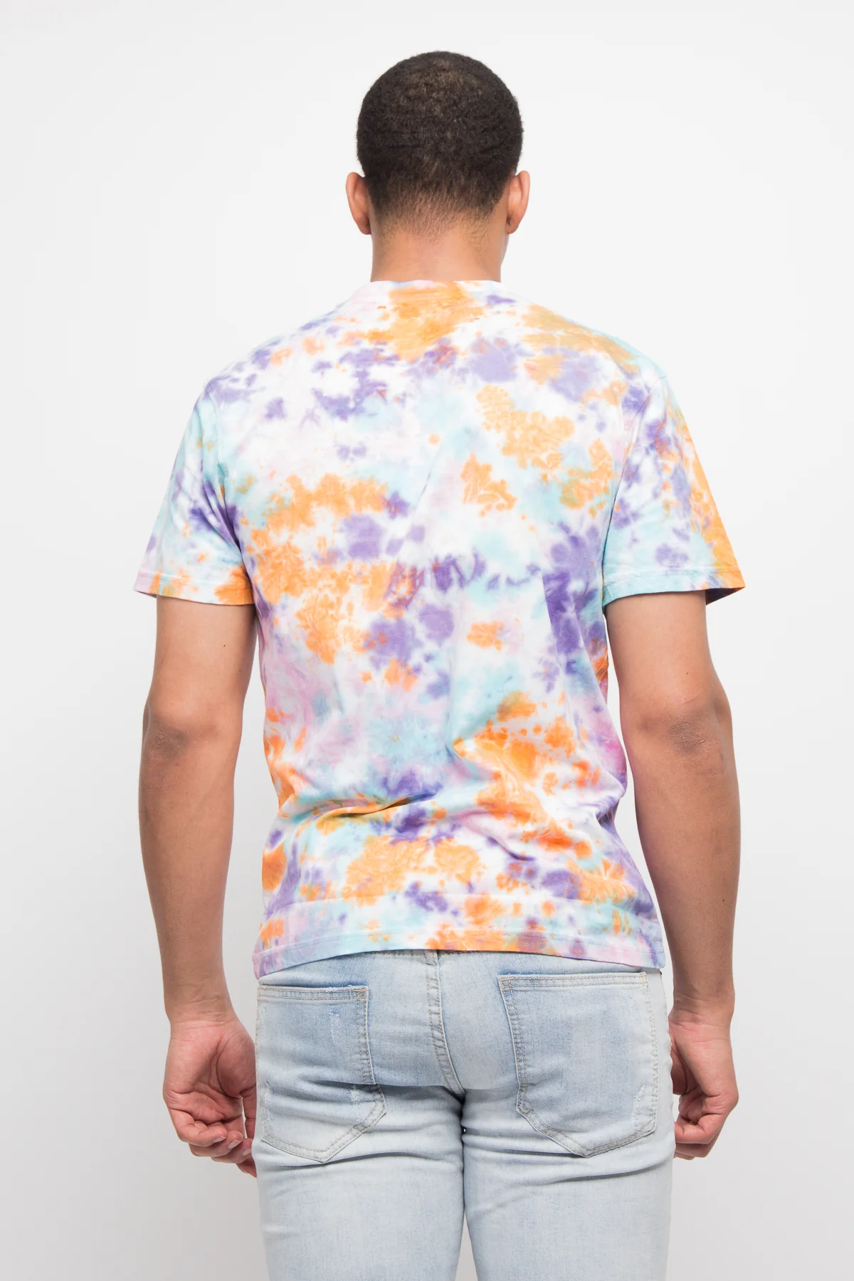 Trippin Tie Dye Crystal T-Shirt - Image 3