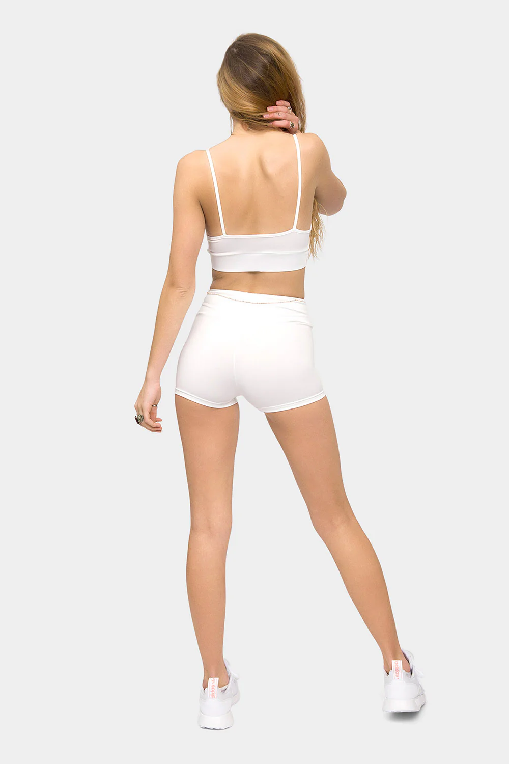 Two Piece Lounge Bra Biker Shorts Set - Image 3