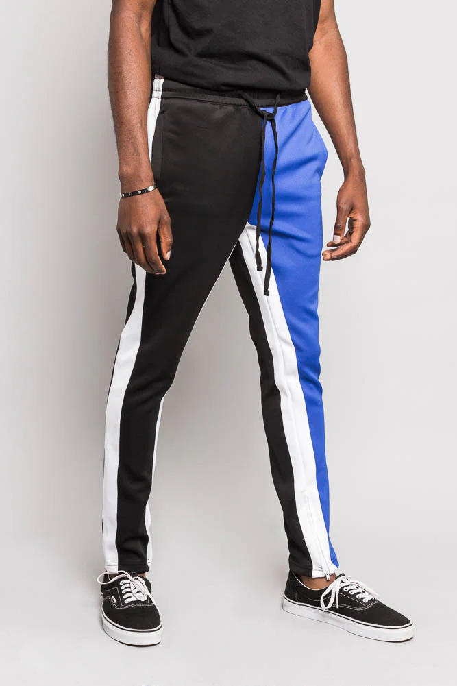 Two Tone Color Blocked Track Pants - Image 11