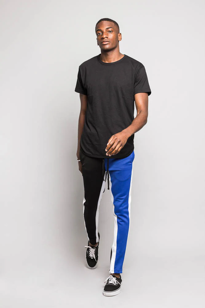 Two Tone Color Blocked Track Pants - Image 14