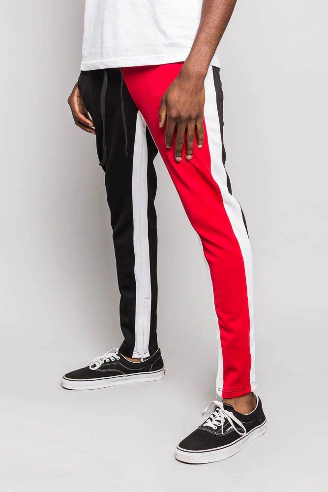 Two Tone Color Blocked Track Pants - Image 16
