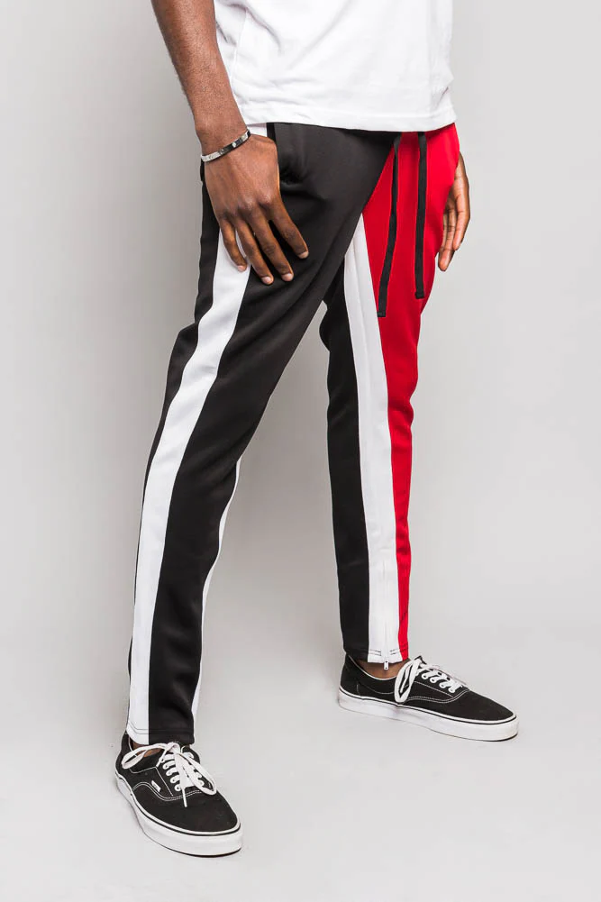 Two Tone Color Blocked Track Pants - Image 18