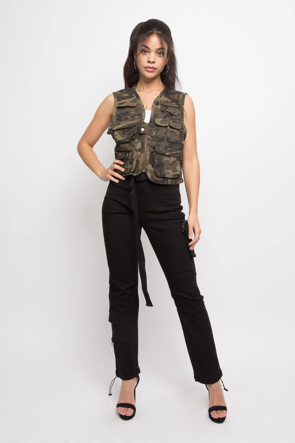 Utility Zipper Pocket Vest - Image 17
