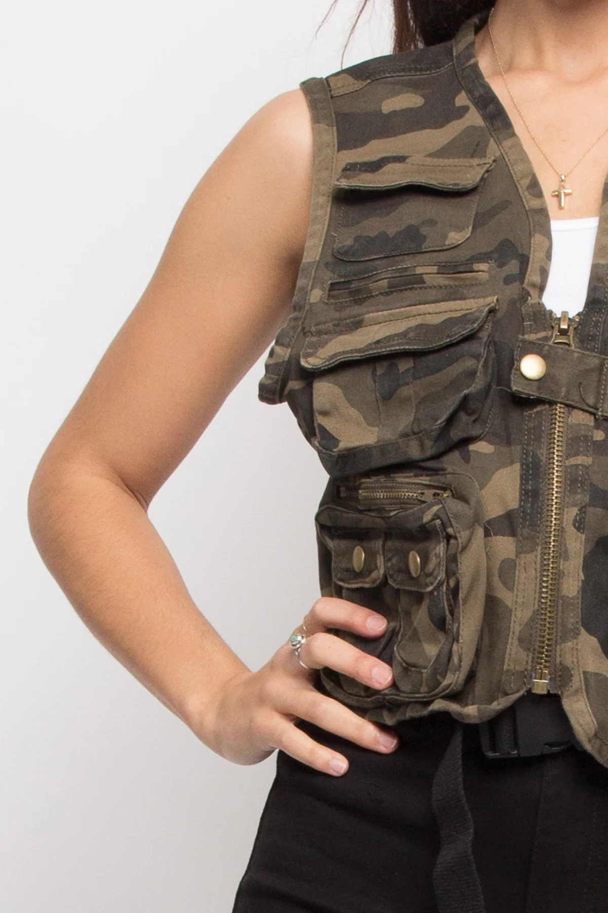Utility Zipper Pocket Vest - Image 18