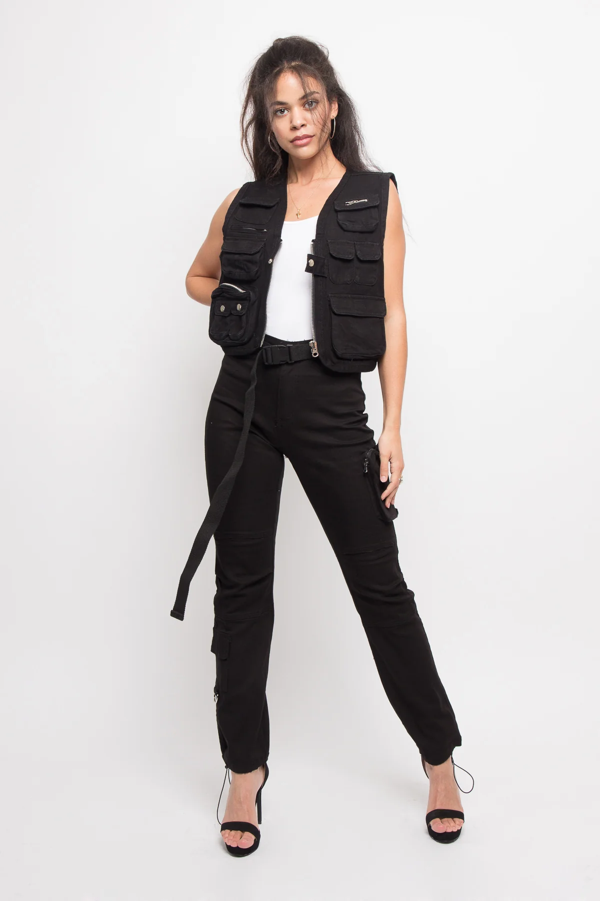 Utility Zipper Pocket Vest - Image 7