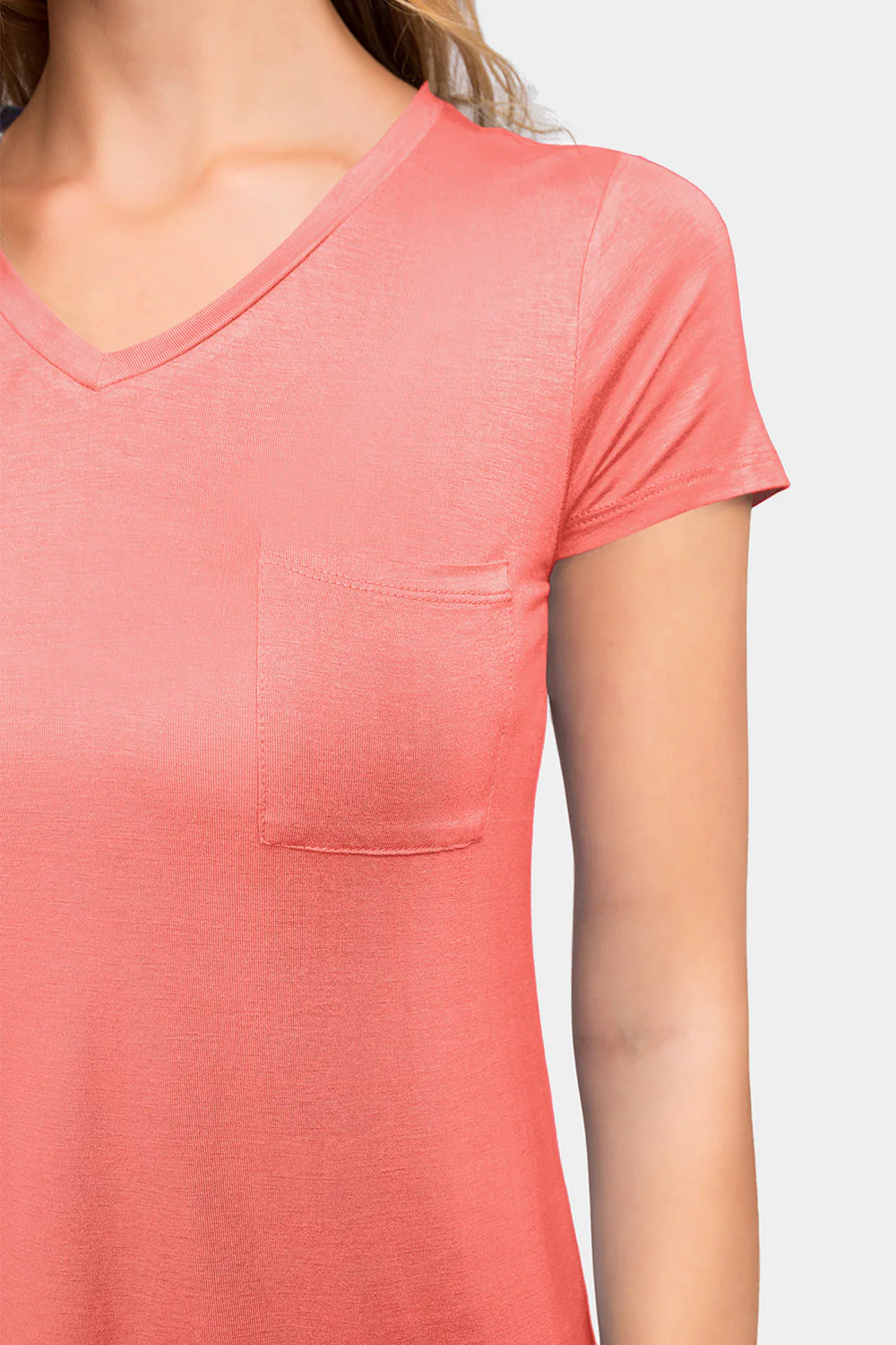 Essential V-Neck Jersey T-Shirt - Image 15