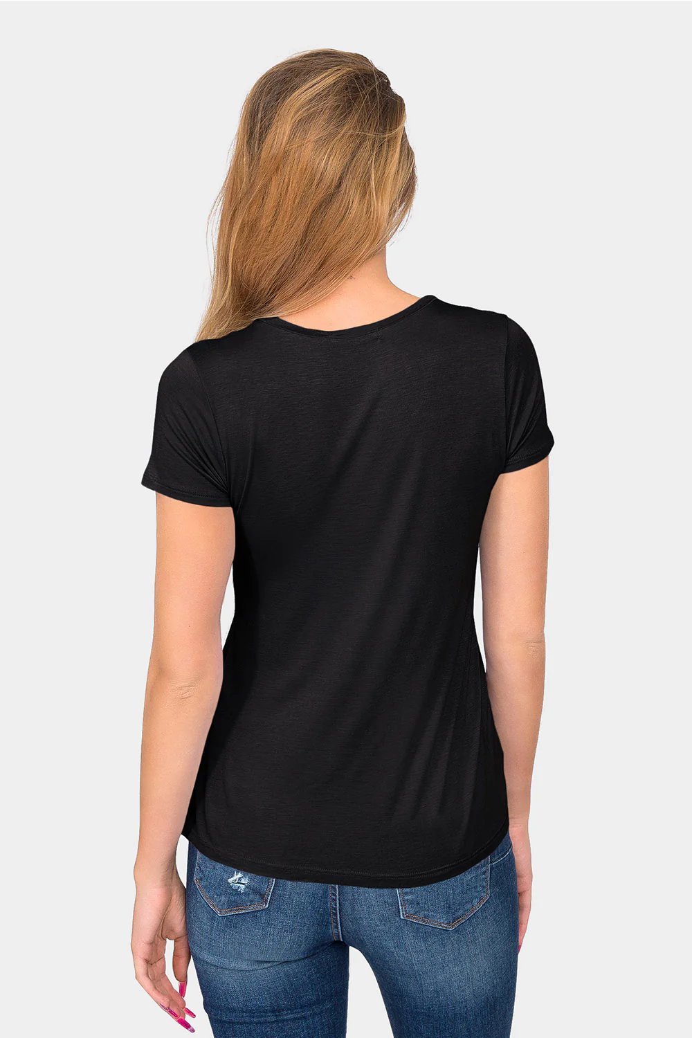 Essential V-Neck Jersey T-Shirt - Image 26