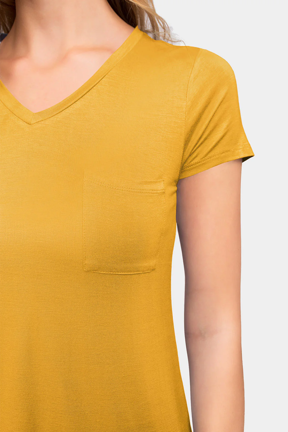 Essential V-Neck Jersey T-Shirt - Image 39