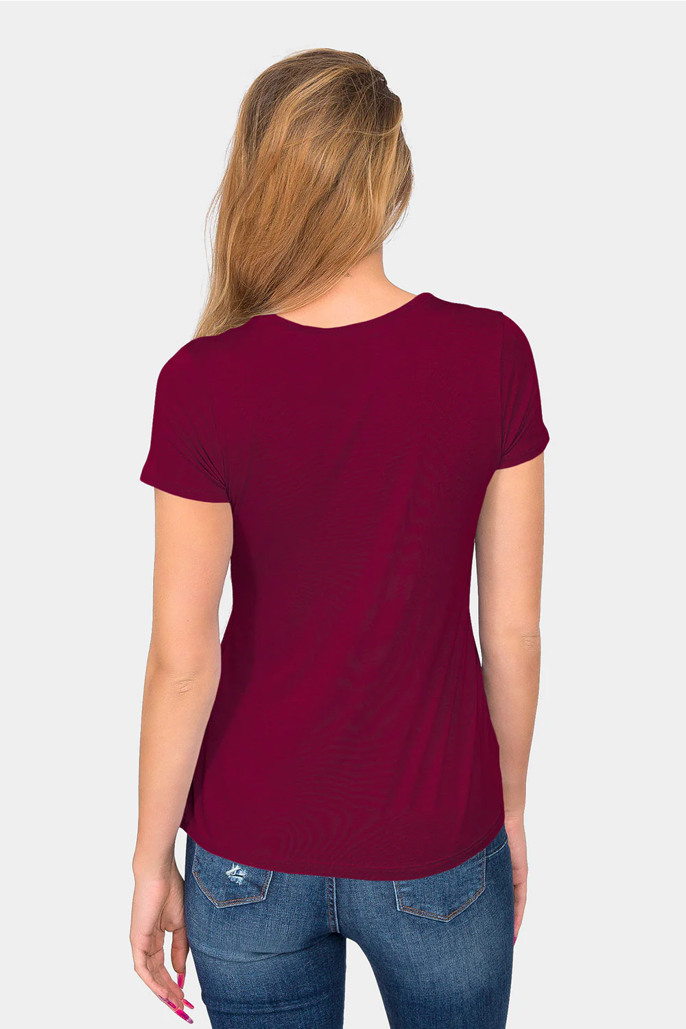 Essential V-Neck Jersey T-Shirt - Image 41