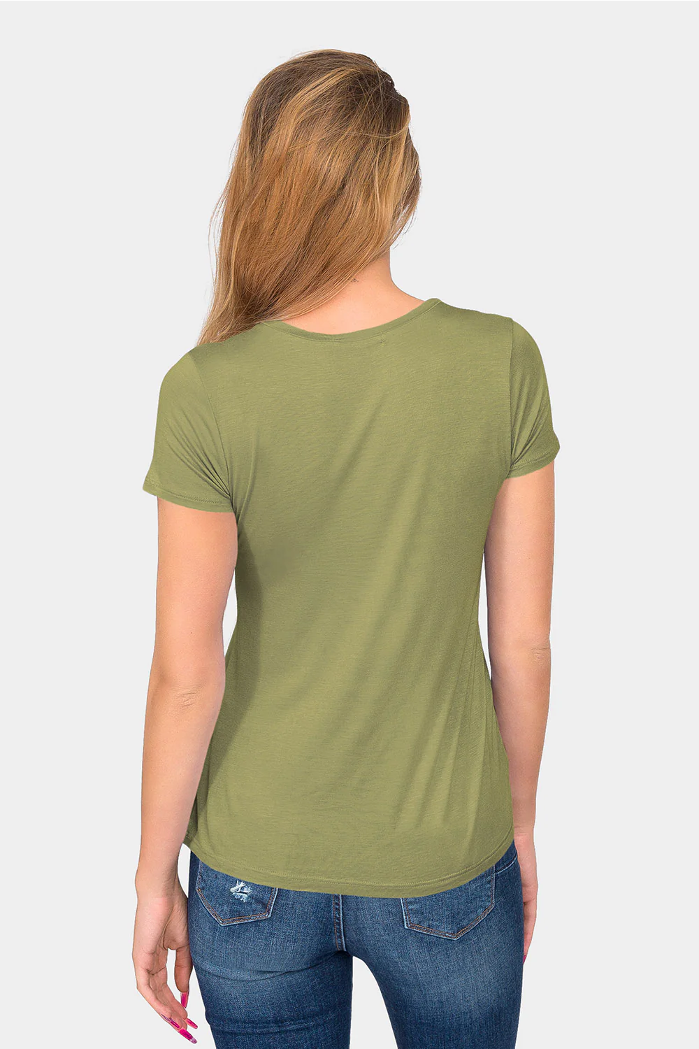 Essential V-Neck Jersey T-Shirt - Image 59