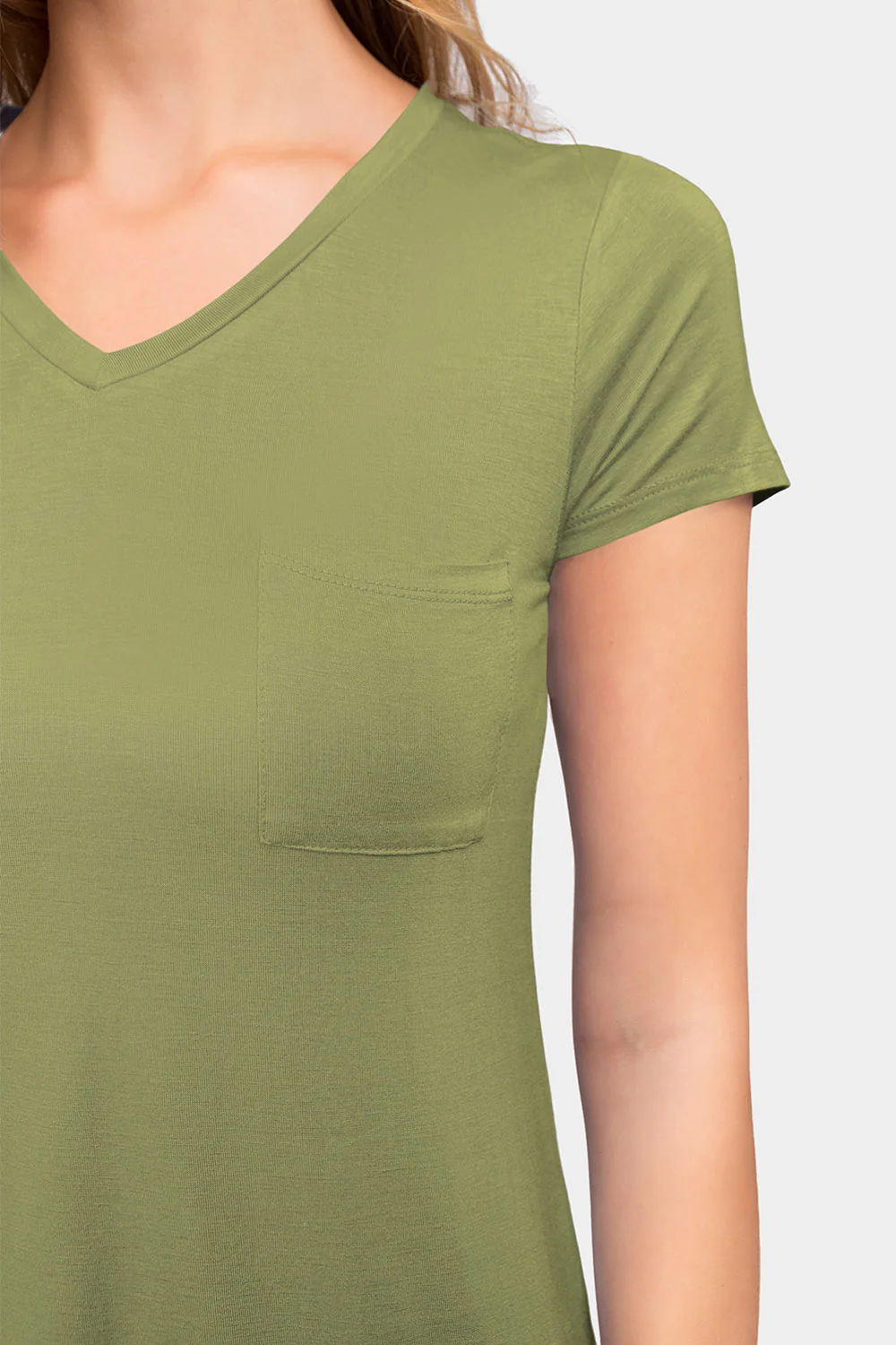 Essential V-Neck Jersey T-Shirt - Image 60