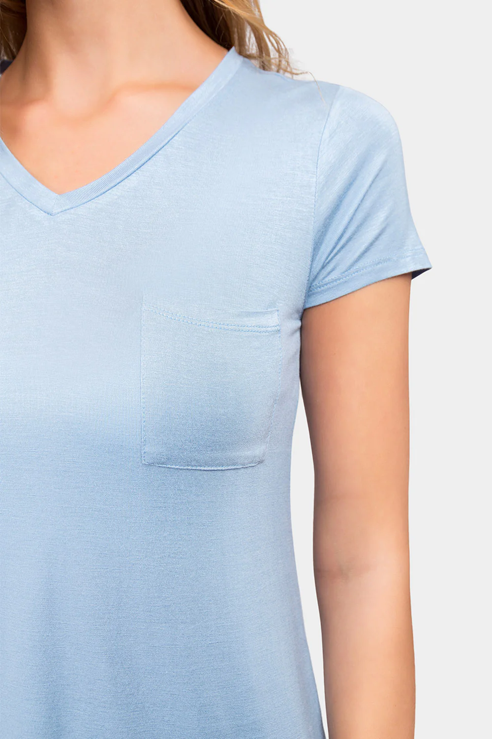 Essential V-Neck Jersey T-Shirt - Image 75