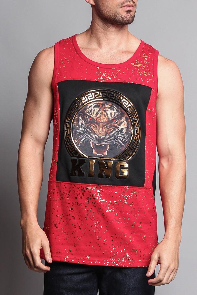 V Tiger King Tank Top - Image 17