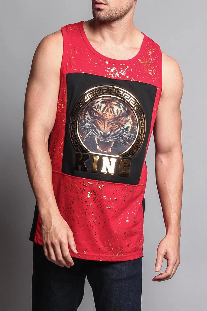 V Tiger King Tank Top - Image 21