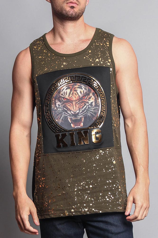 V Tiger King Tank Top - Image 7
