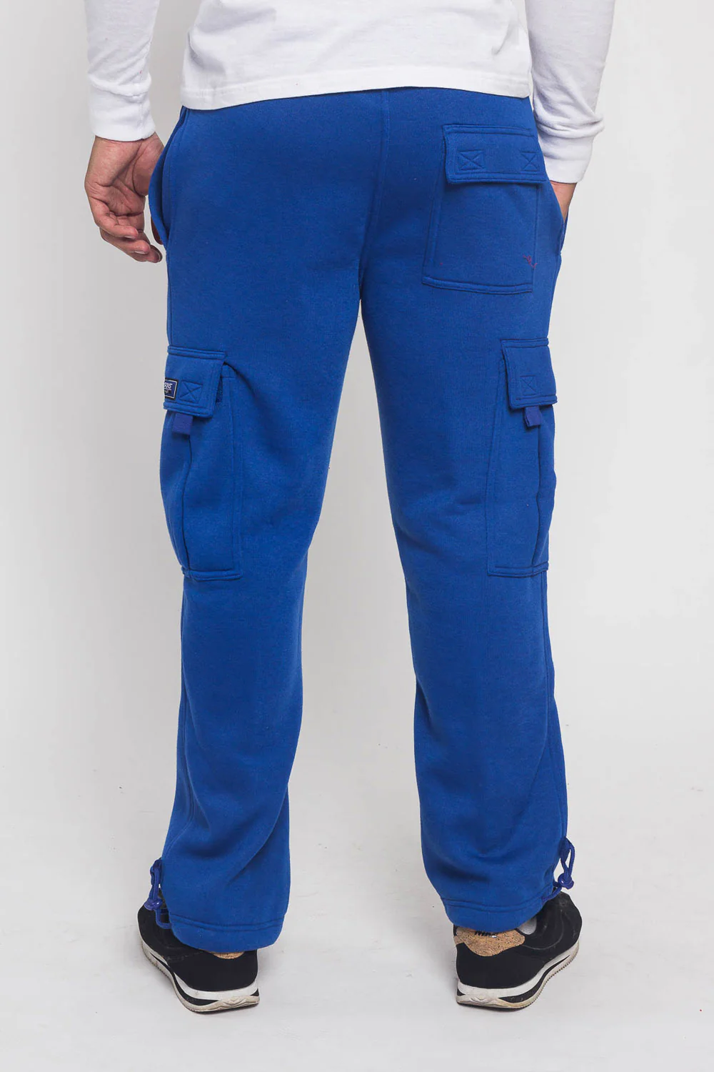 Victorious Men's Solid Fleece Heavyweight Cargo Sweat Pants - Image 15