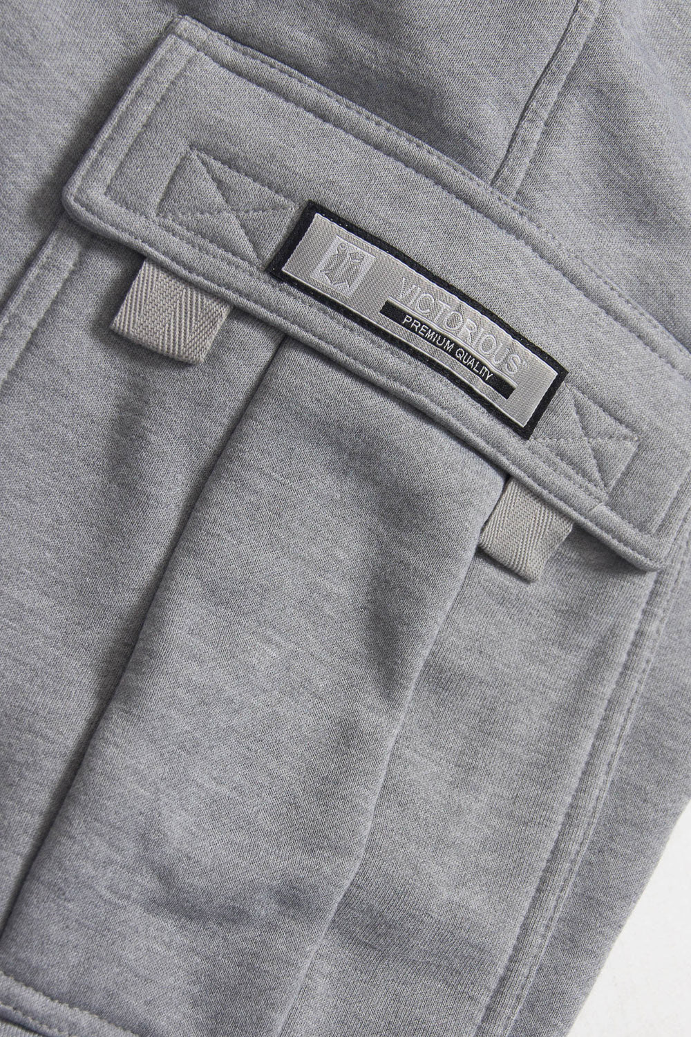 Victorious Men's Solid Fleece Heavyweight Cargo Sweat Pants - Image 42