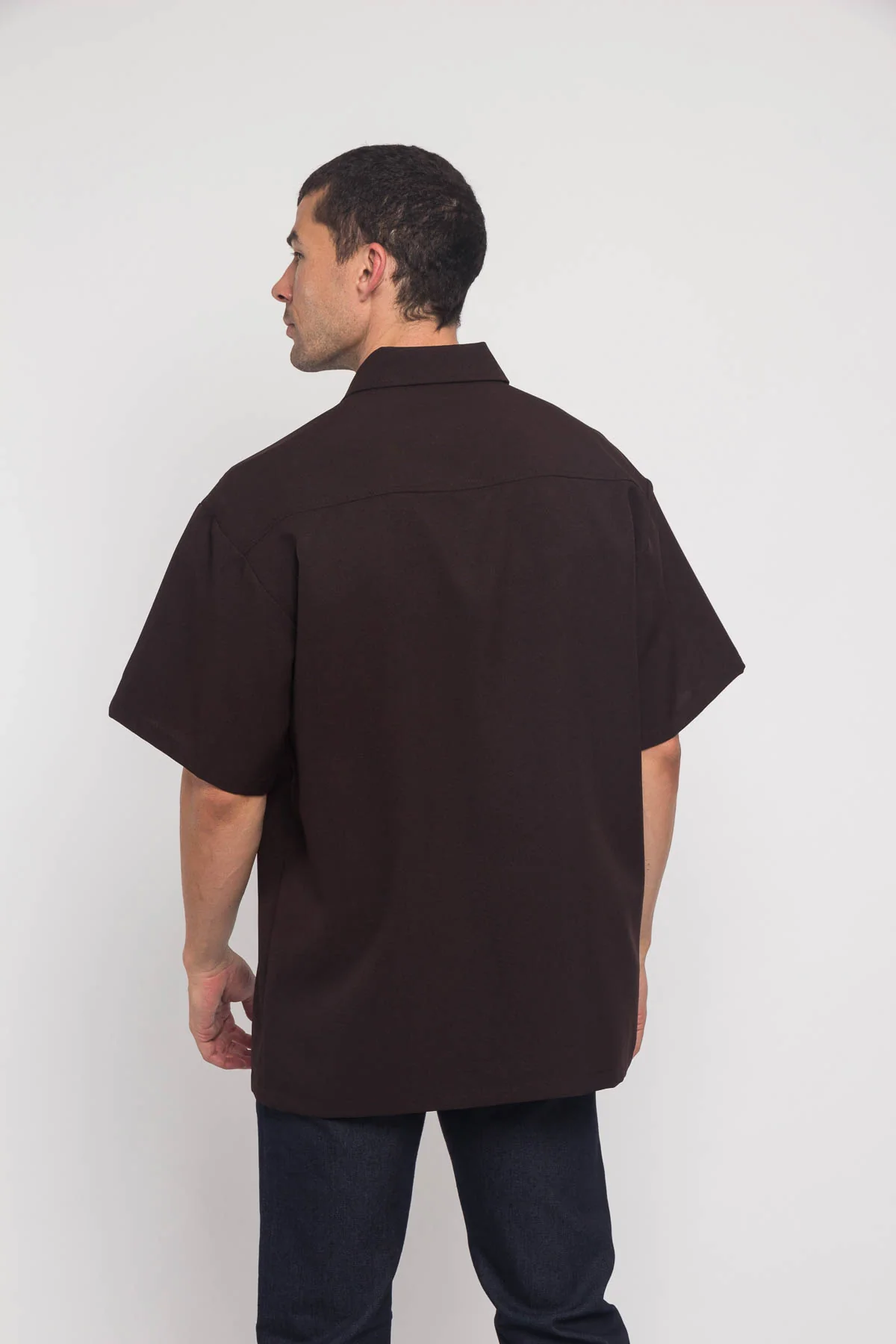 Western Casual Solid Short Sleeve Button Up Shirt - Image 21