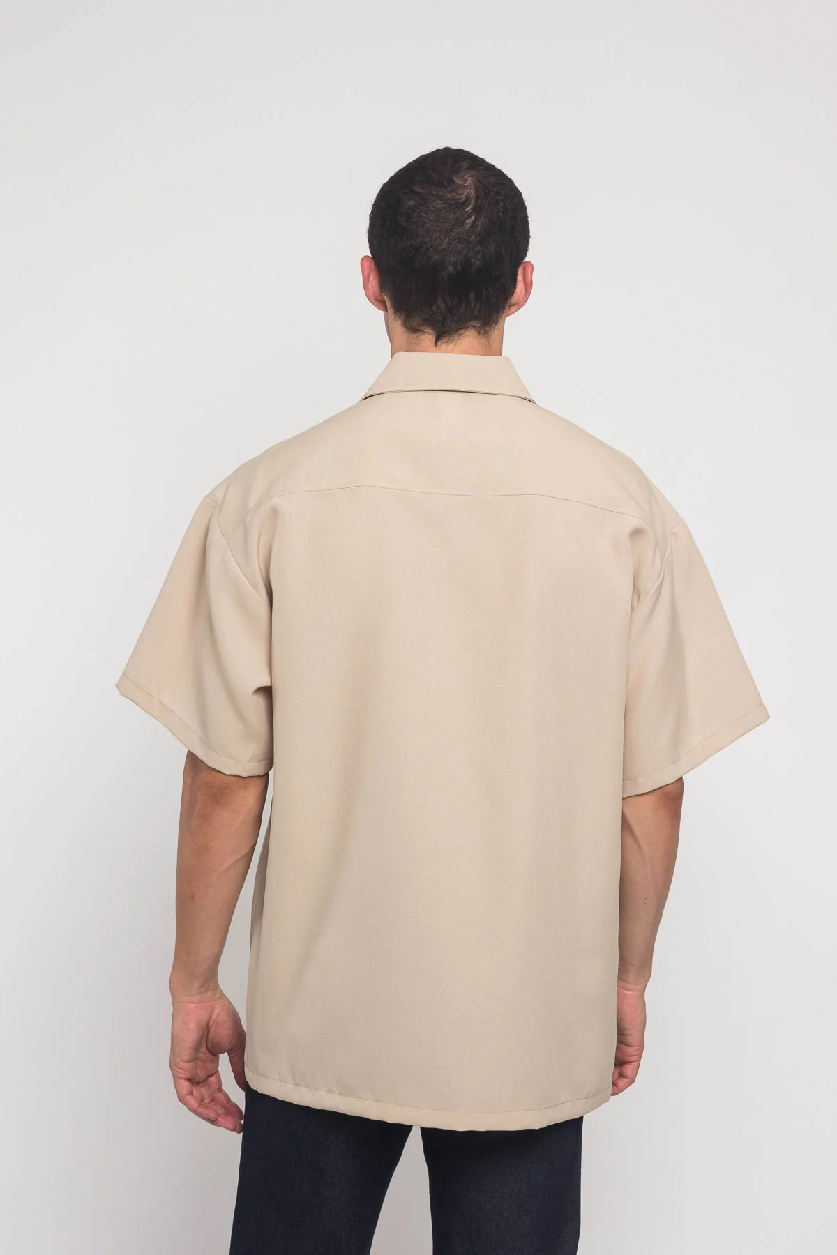 Western Casual Solid Short Sleeve Button Up Shirt - Image 39