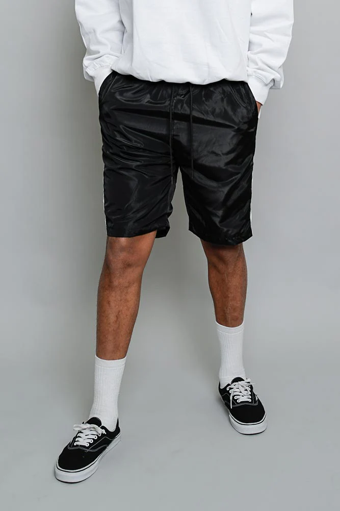 Side Striped Windbreaker Shorts - Image 29