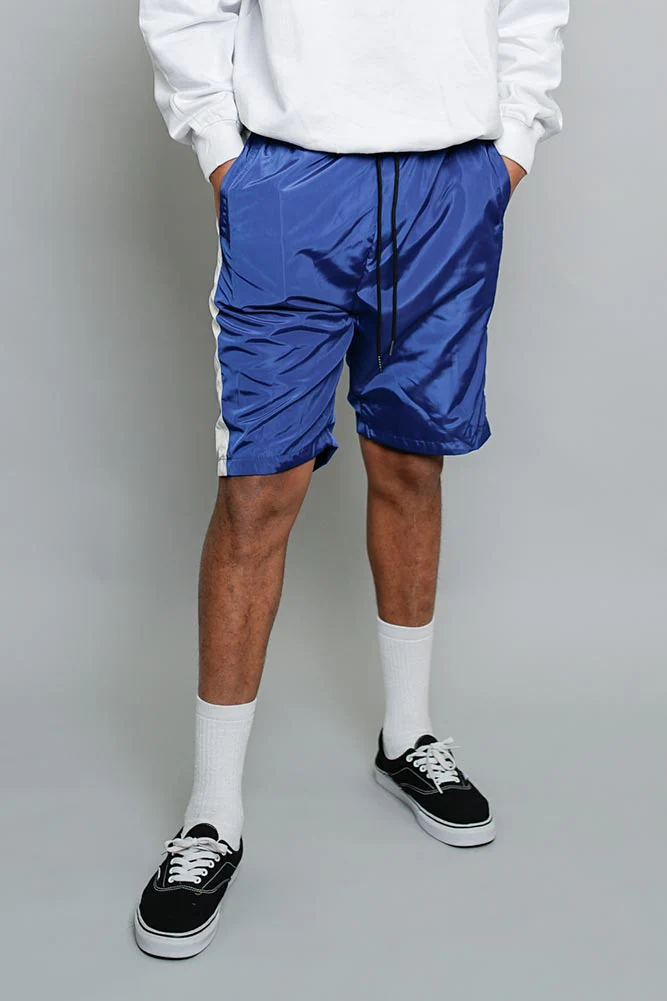 Side Striped Windbreaker Shorts - Image 5