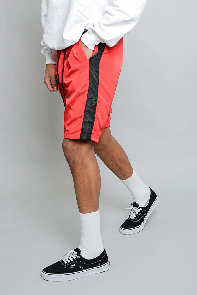 Side Striped Windbreaker Shorts - Image 8
