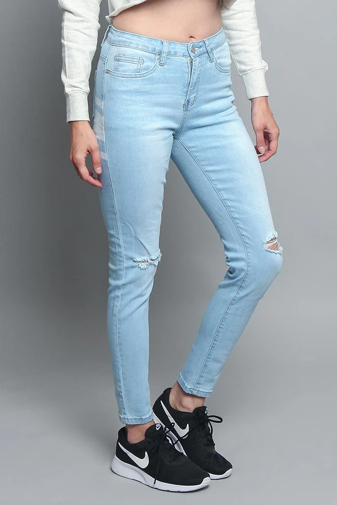 Women's Back Stripe Skinny Jean - Image 2