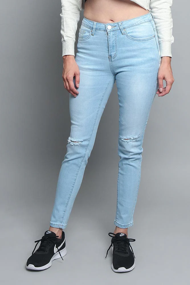Women's Back Stripe Skinny Jean - Image 5