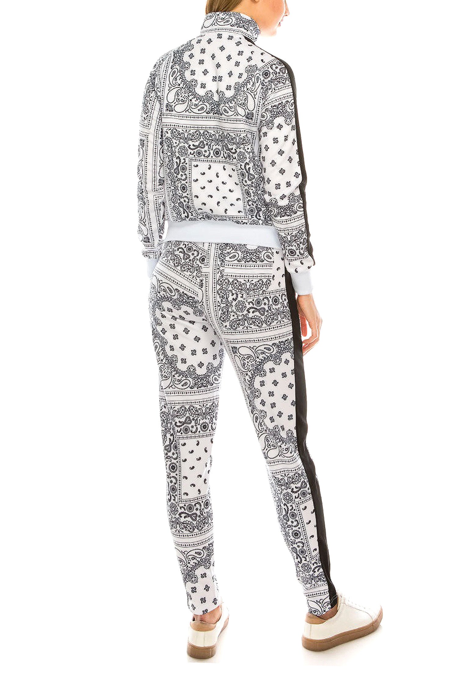Women's Bandana Paisley Track Suits - Image 12