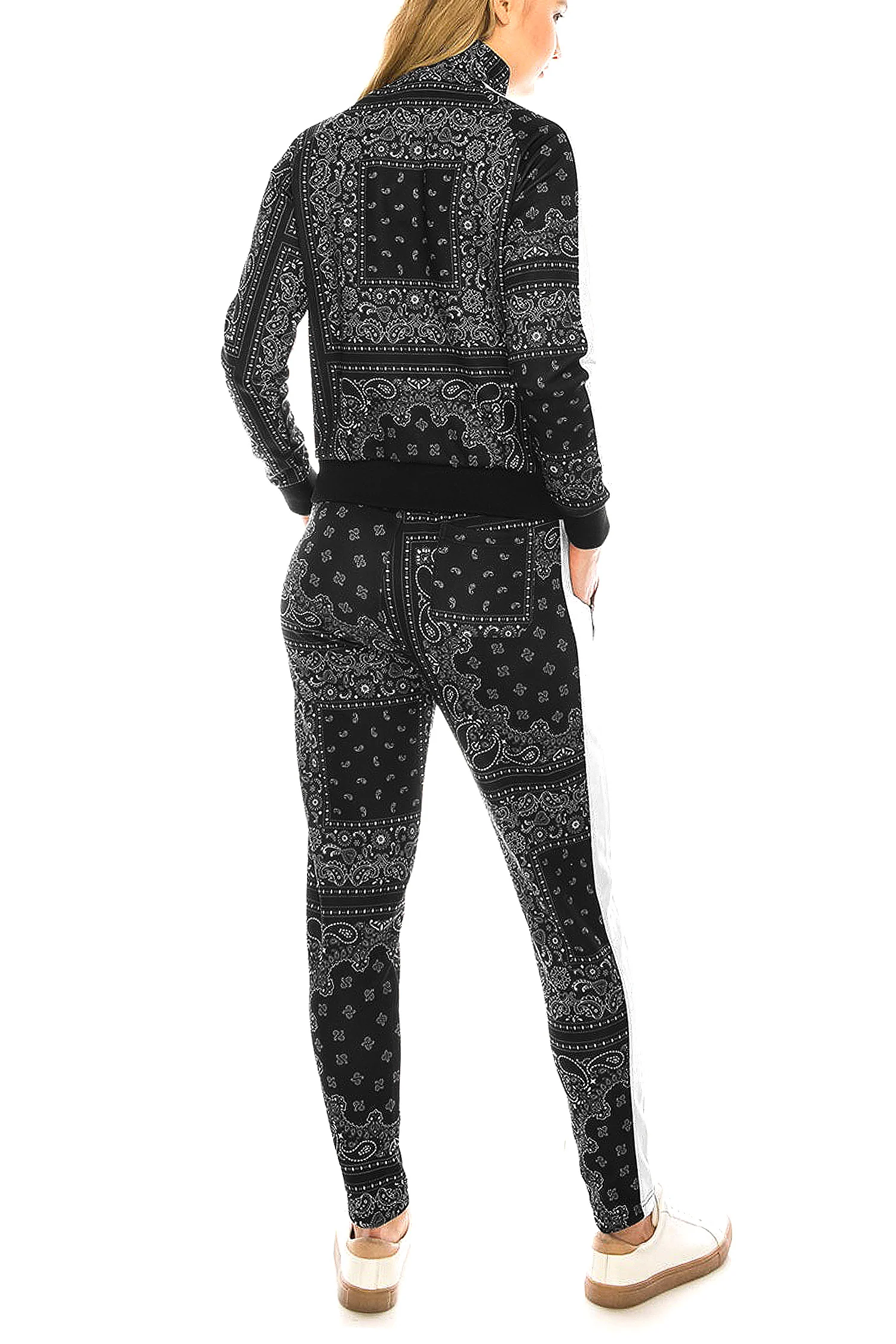 Women's Bandana Paisley Track Suits - Image 16