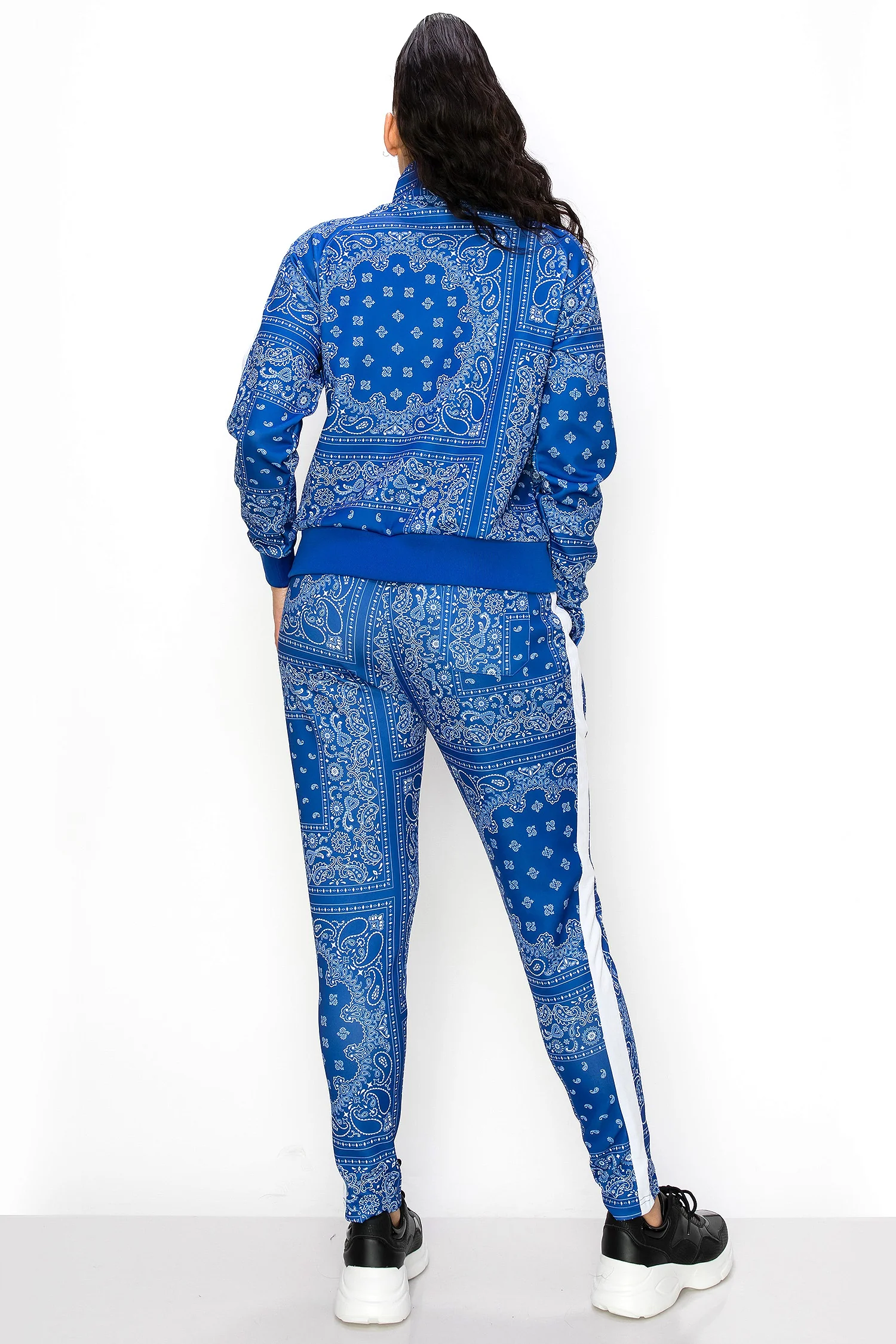 Women's Bandana Paisley Track Suits - Image 4