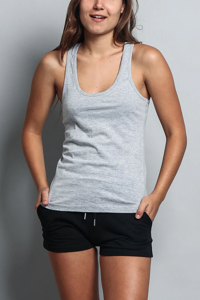 Women's Basic Solid Light Weight Tank Top (2-Pack) - Image 17
