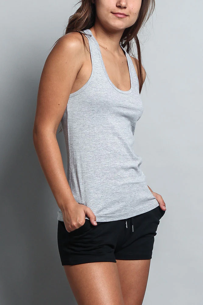 Women's Basic Solid Light Weight Tank Top (2-Pack) - Image 20