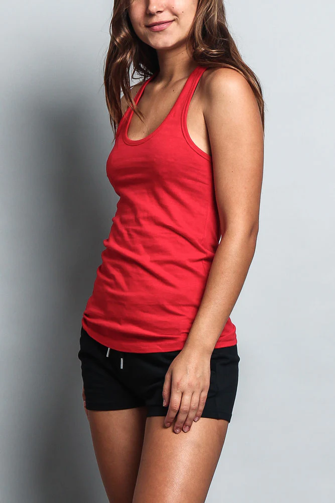 Women's Basic Solid Light Weight Tank Top (2-Pack) - Image 27