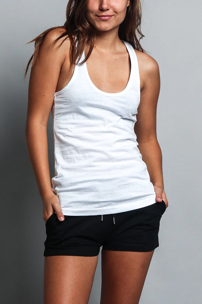 Women's Basic Solid Light Weight Tank Top (2-Pack) - Image 36