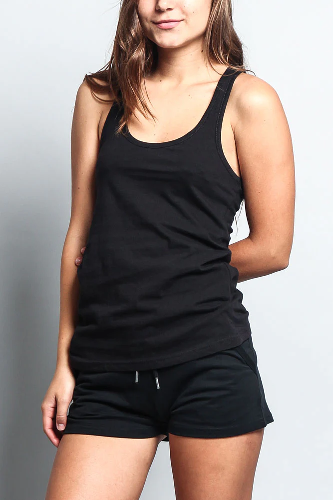 Women's Basic Solid Light Weight Tank Top (2-Pack) - Image 4