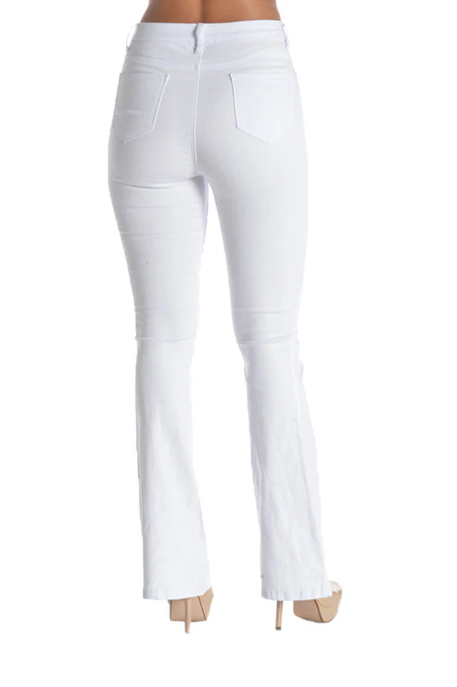 Women's Colored Bootcut Pants - Image 11