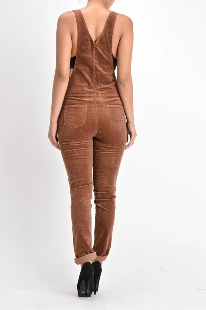 Women's Corduroy Overalls - Image 11
