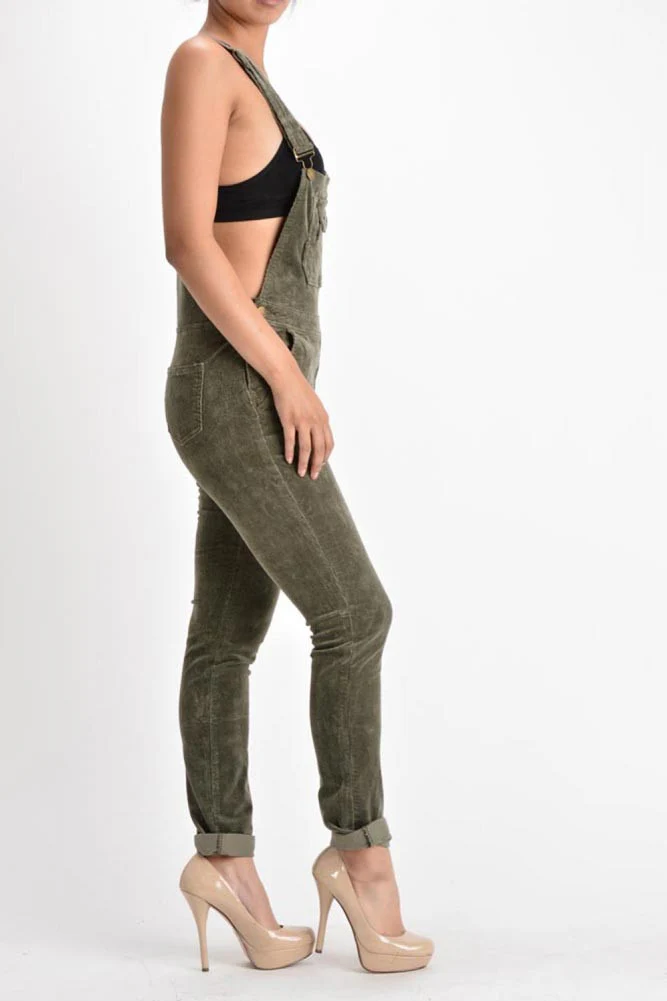 Women's Corduroy Overalls - Image 14