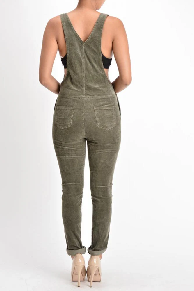 Women's Corduroy Overalls - Image 15