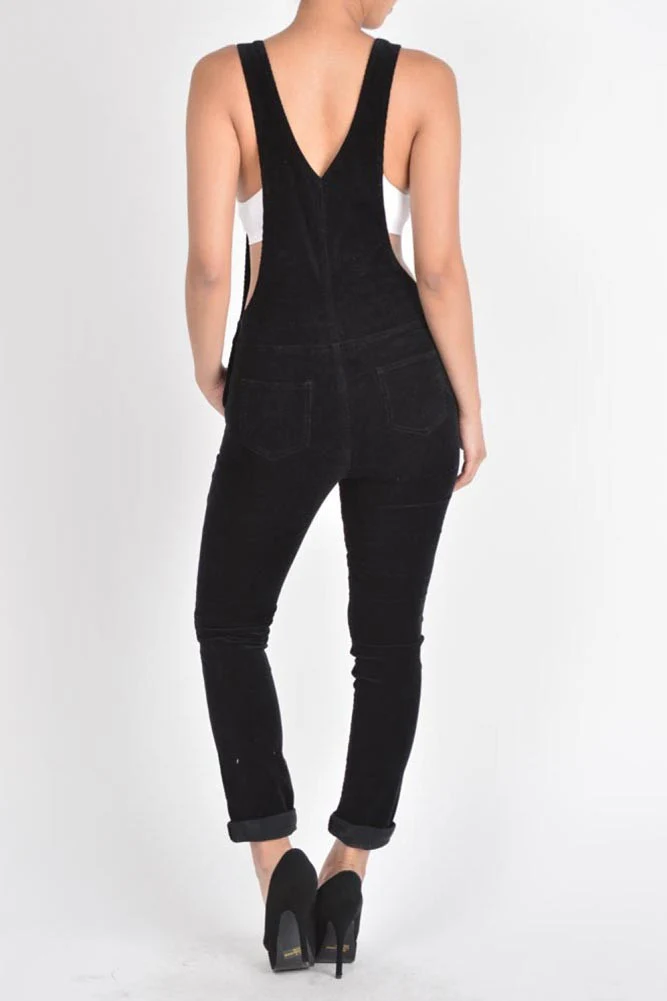 Women's Corduroy Overalls - Image 4