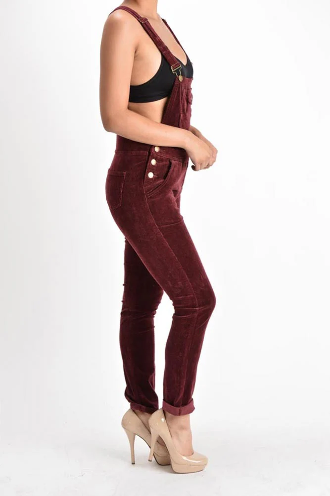 Women's Corduroy Overalls - Image 6