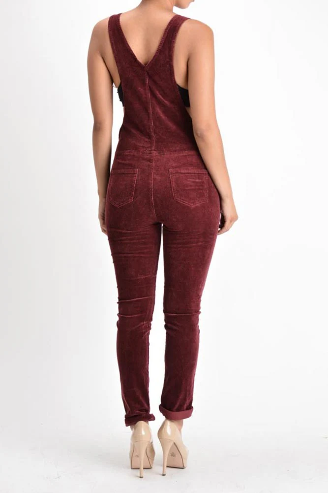 Women's Corduroy Overalls - Image 7